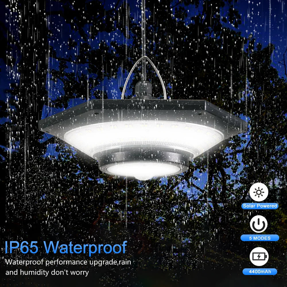 Solar LED Light with 1200 Lumens | 228 LEDs | Motion Sensor & Remote | IP65