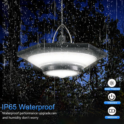 Solar LED Light with 1200 Lumens | 228 LEDs | Motion Sensor & Remote | IP65