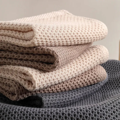 6-Pack Honeycomb Towels for Stylish Luxury and Functionality