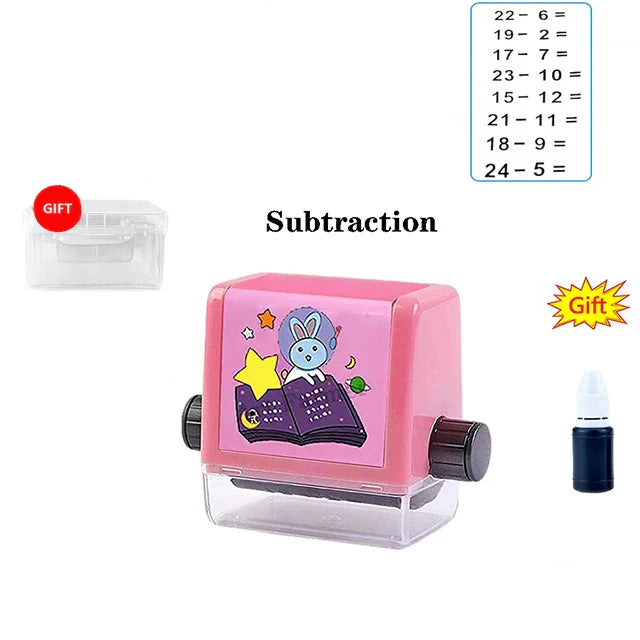 4-in-1 Fun Math Stamp Tool for Kids