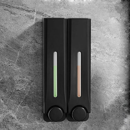 Versatile 500 ml Wall-Mounted Liquid Dispenser with Multi-Chamber Options