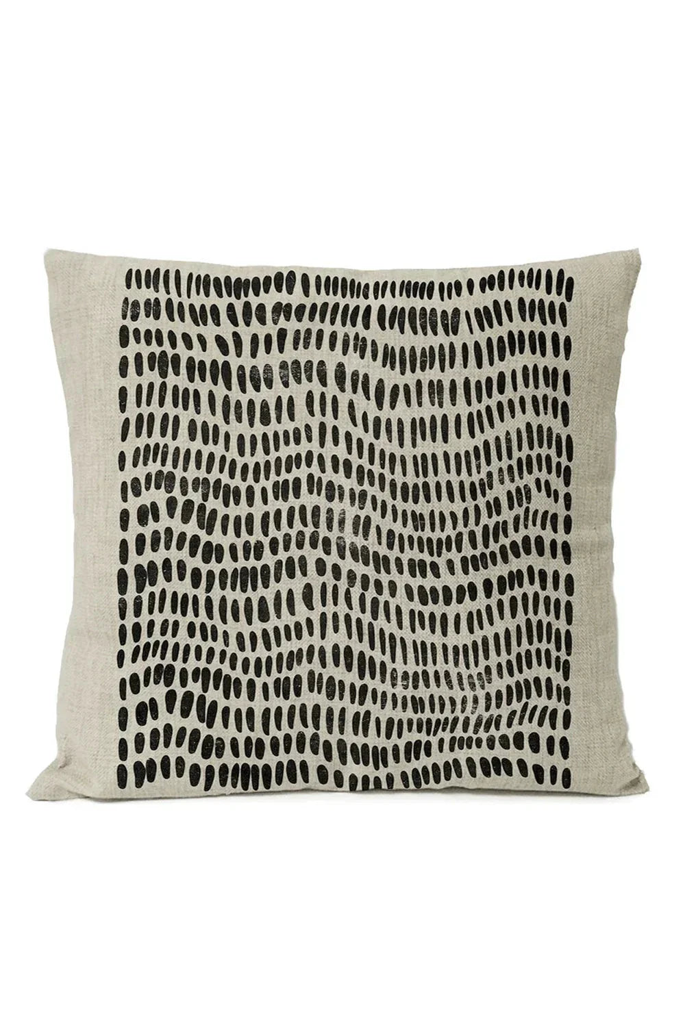 Geometric Black Pillow Cover