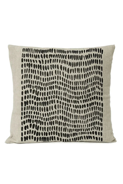 Geometric Black Pillow Cover