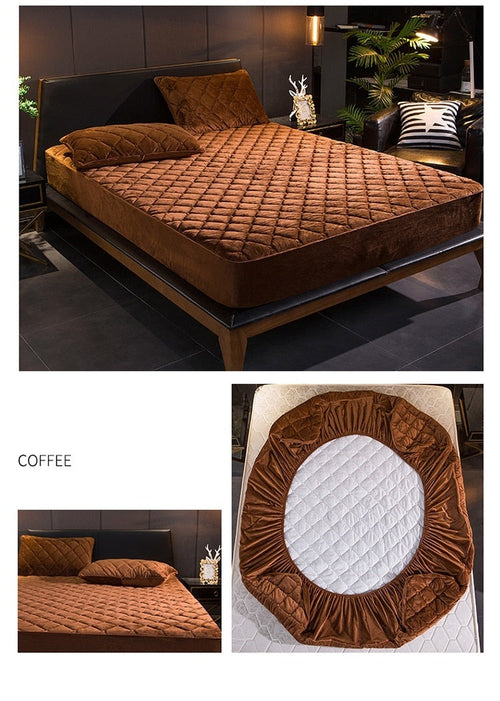 Thick Mattress Cover for Winter | Extra Warm | Breathable & Antibacterial