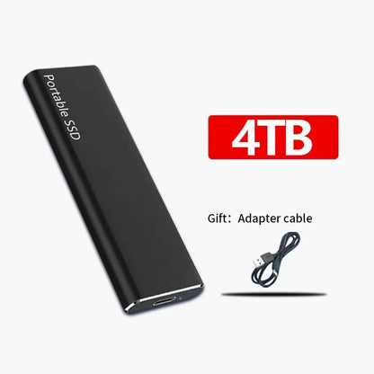 High-Speed USB Portable External Solid State Storage Drive
