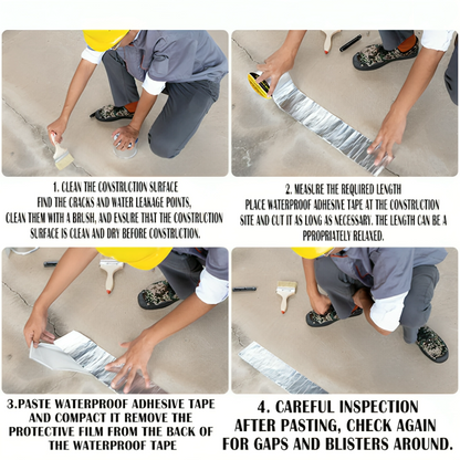 Waterproof Repair Tape HydroFix Pro | Strong Sealing | Buy 1 Get 1 Free | For Roofs, Pipes, Windows & Outdoor Use