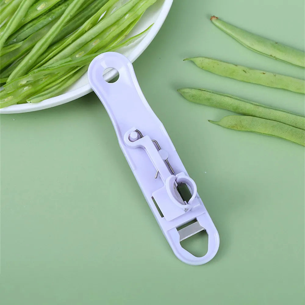 Multifunctional Vegetable Cutter for Safe Bean Preparation