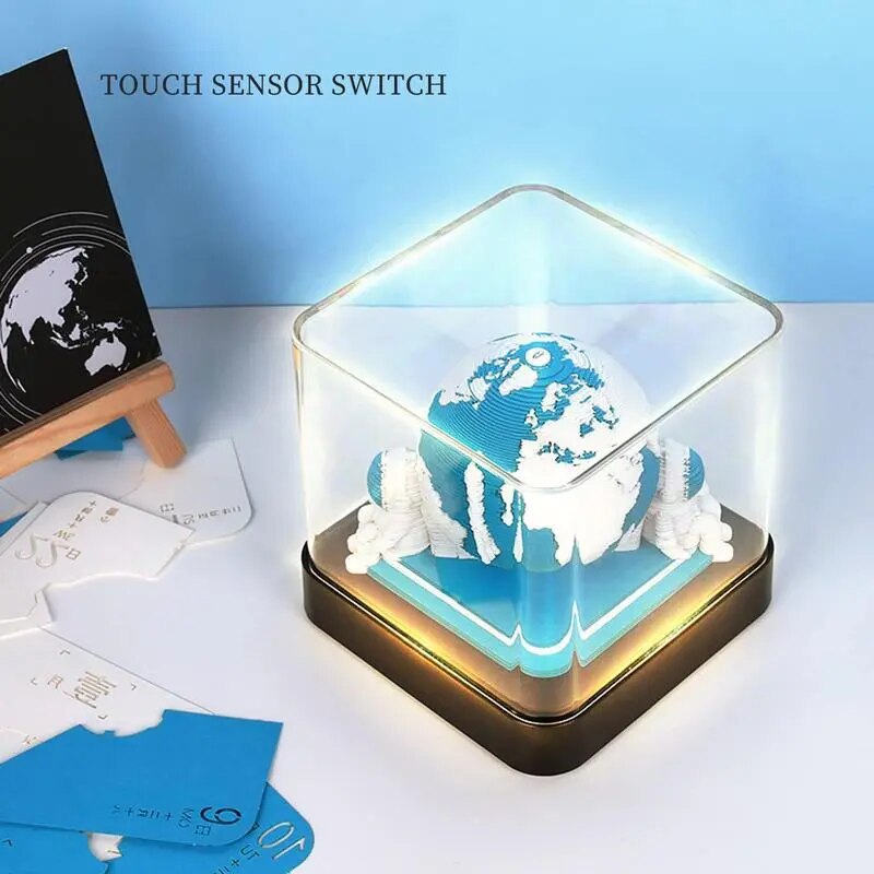 3D Planet Explorer Calendar Memo Pad