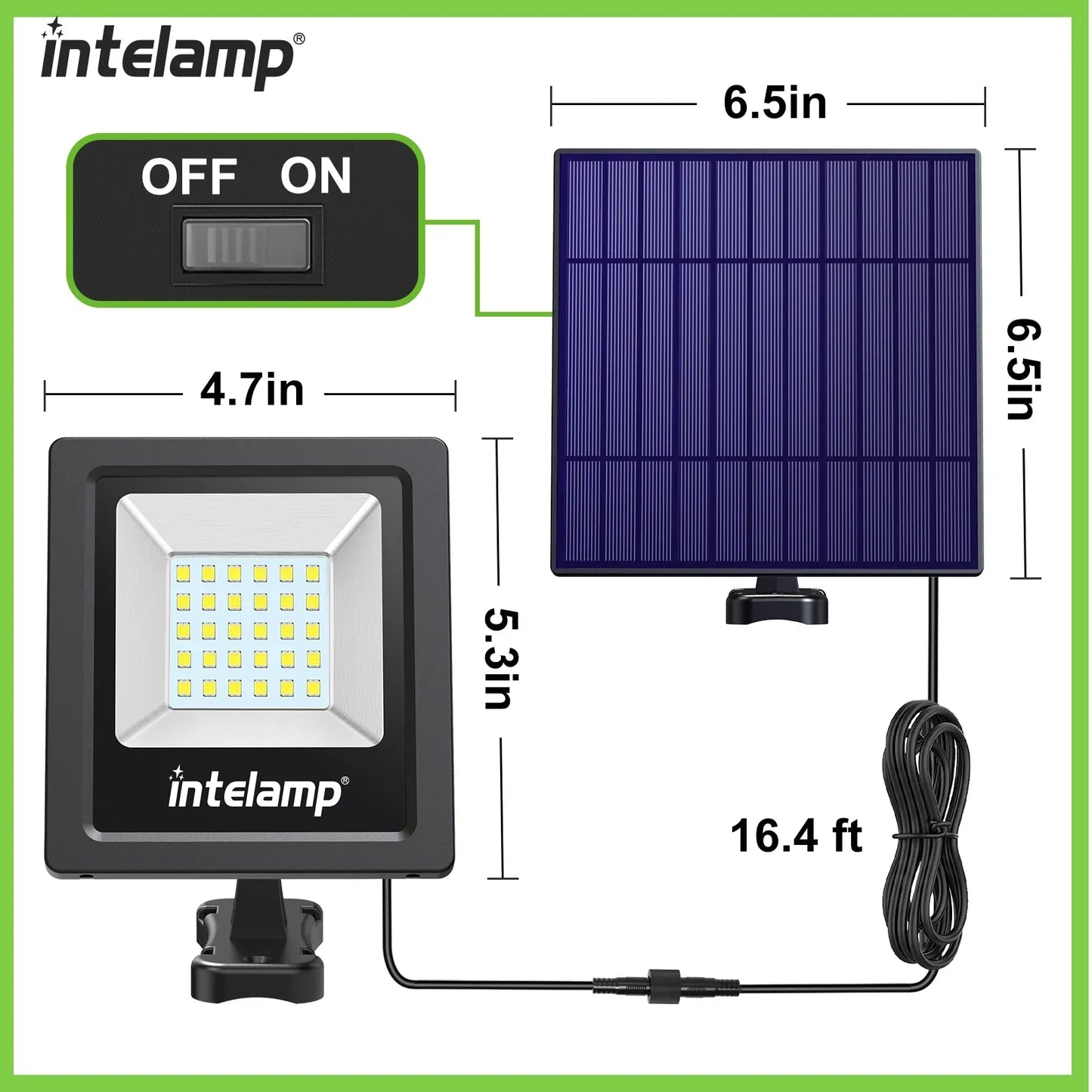 Solar LED Spotlight Set | 1200 Lumens | Pack of 2 | Weatherproof & Adjustable