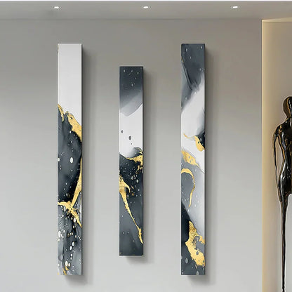 Stylish Gray Liquid Marble Canvas Art for Modern Spaces