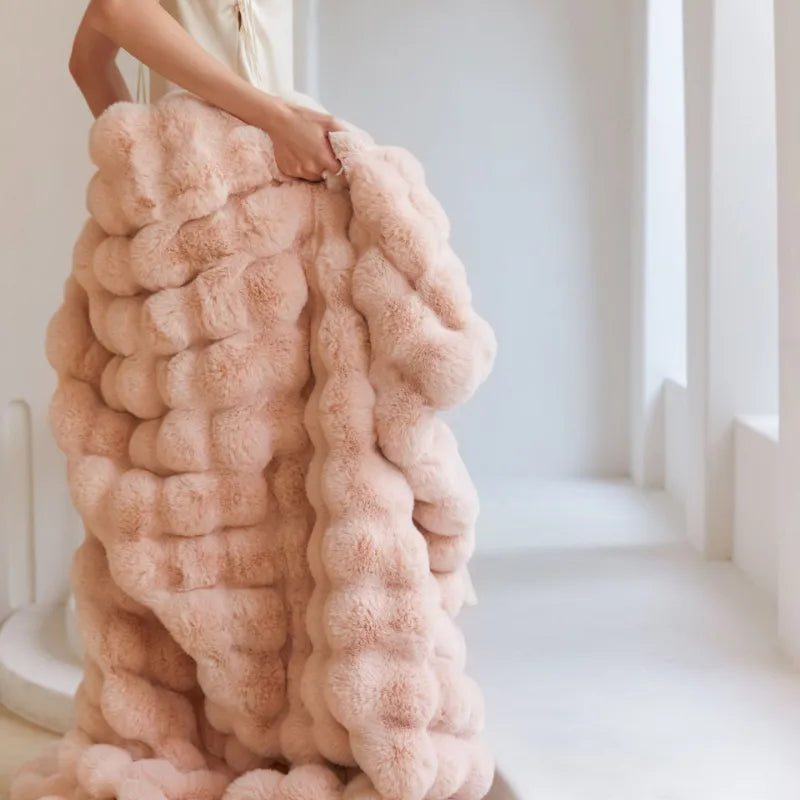 Cozy Plush Throw Blanket - Soft, Elegant, Warm [Last Day Discount]