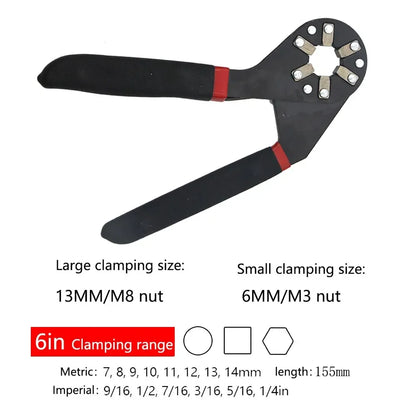 Adjustable Multi-Tool Wrench with Precision Grip | Versatile & Durable