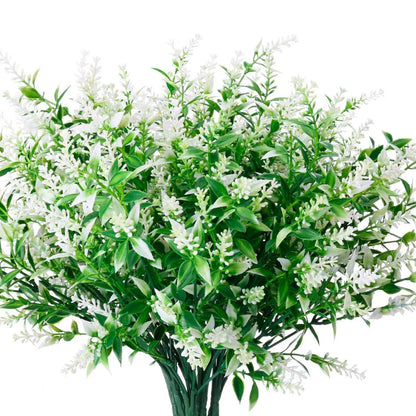 Artificial Lavender Plant Set | 12 Lavender Stems | Low Maintenance & Realistic Look | Ideal for Decor & Events