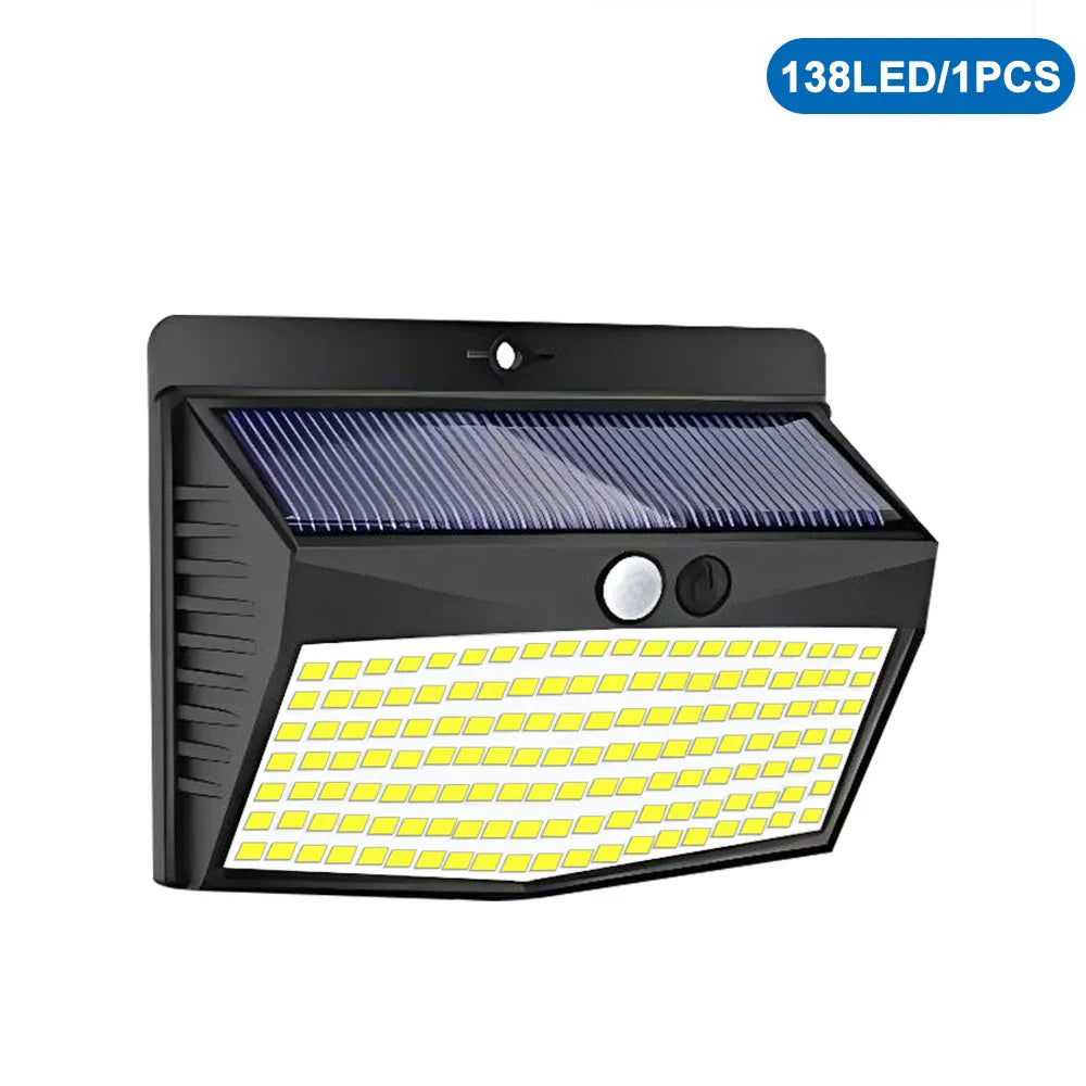 Solar LED Outdoor Light | 468/208/138 LEDs | Waterproof IP65 with 3 Modes