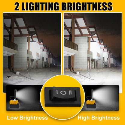 Portable LED Work Light 48 | 5200 Lumens | Compatible with DeWalt Batteries