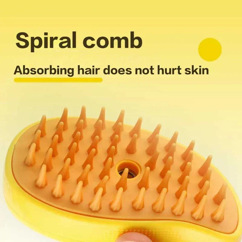 Ultimate 3-in-1 Cat Grooming Steam Brush