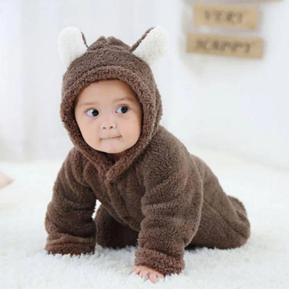 Cozy Fleece Baby Onesie for Newborns
