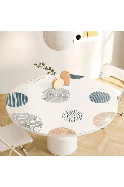 Round Table Cover for Dining - Circular Tablecloth