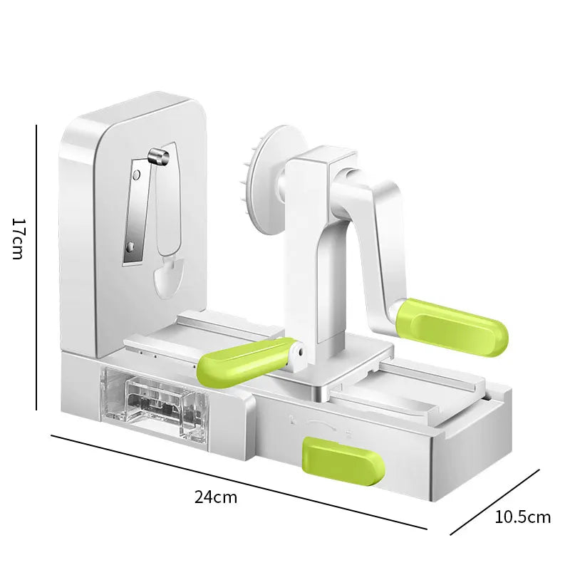 Spiral Cutter & Vegetable Slicer – 5 Functions, Safe & Compact