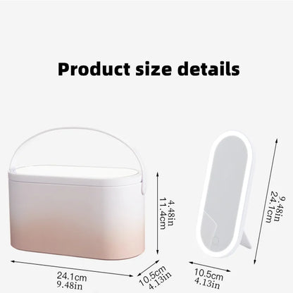 Makeup Organizer with LED Lighting for Glamorous Display