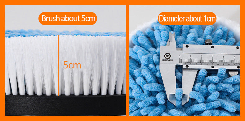 360 Degree Car Wash Brush with Soap Dispenser and Extendable Handle