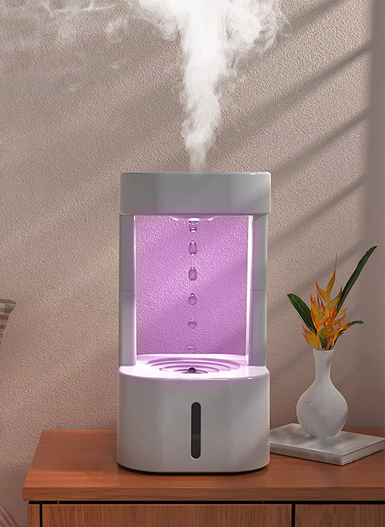 Waterfall Air Humidifier with Anti-Gravity Technology