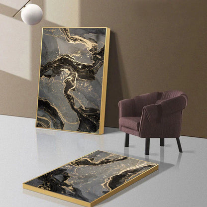 Elegant Liquid Marble Art Canvas for Contemporary Spaces