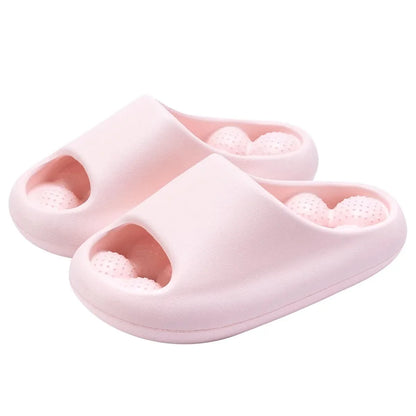 Indoor Slippers with Cushion Support and Breathable Design