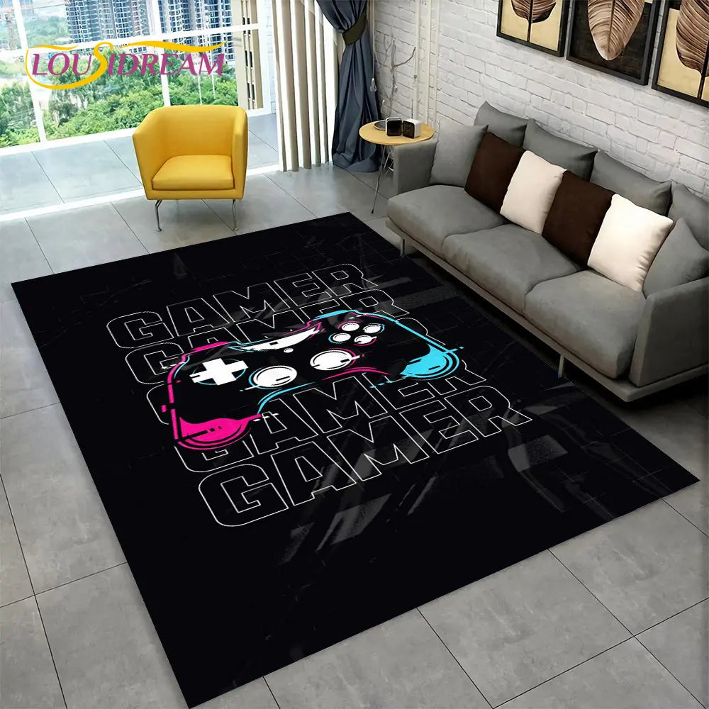 3D Soft Playmat for Kids and Gamers – Gamepad Floor Mat