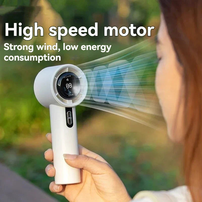 Portable USB-Friendly Turbo Fan for Camping and Outdoor Use