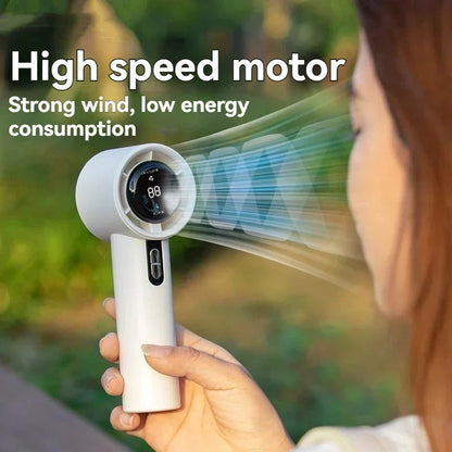 Portable USB-Friendly Turbo Fan for Camping and Outdoor Use