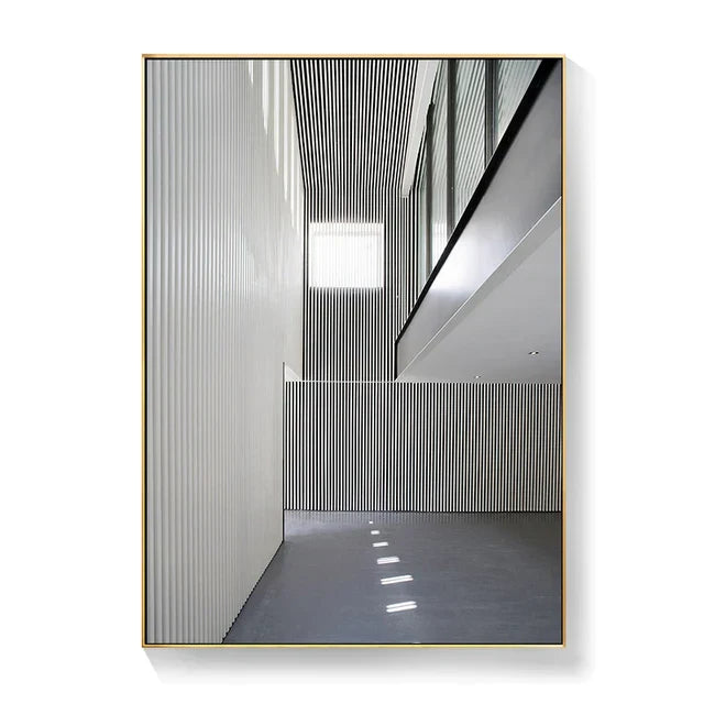 Fine Art Canvas Prints of Architectural Interiors for Modern Home Decor