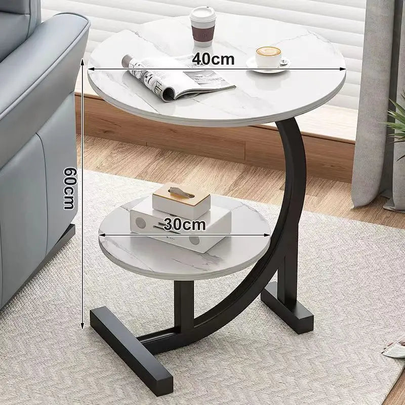 Luxury Two-Layer Adjustable Mini Side Table