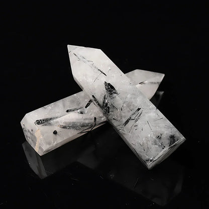 Natural Quartz Crystal Obelisk for Meditation and Chakra Healing Decor