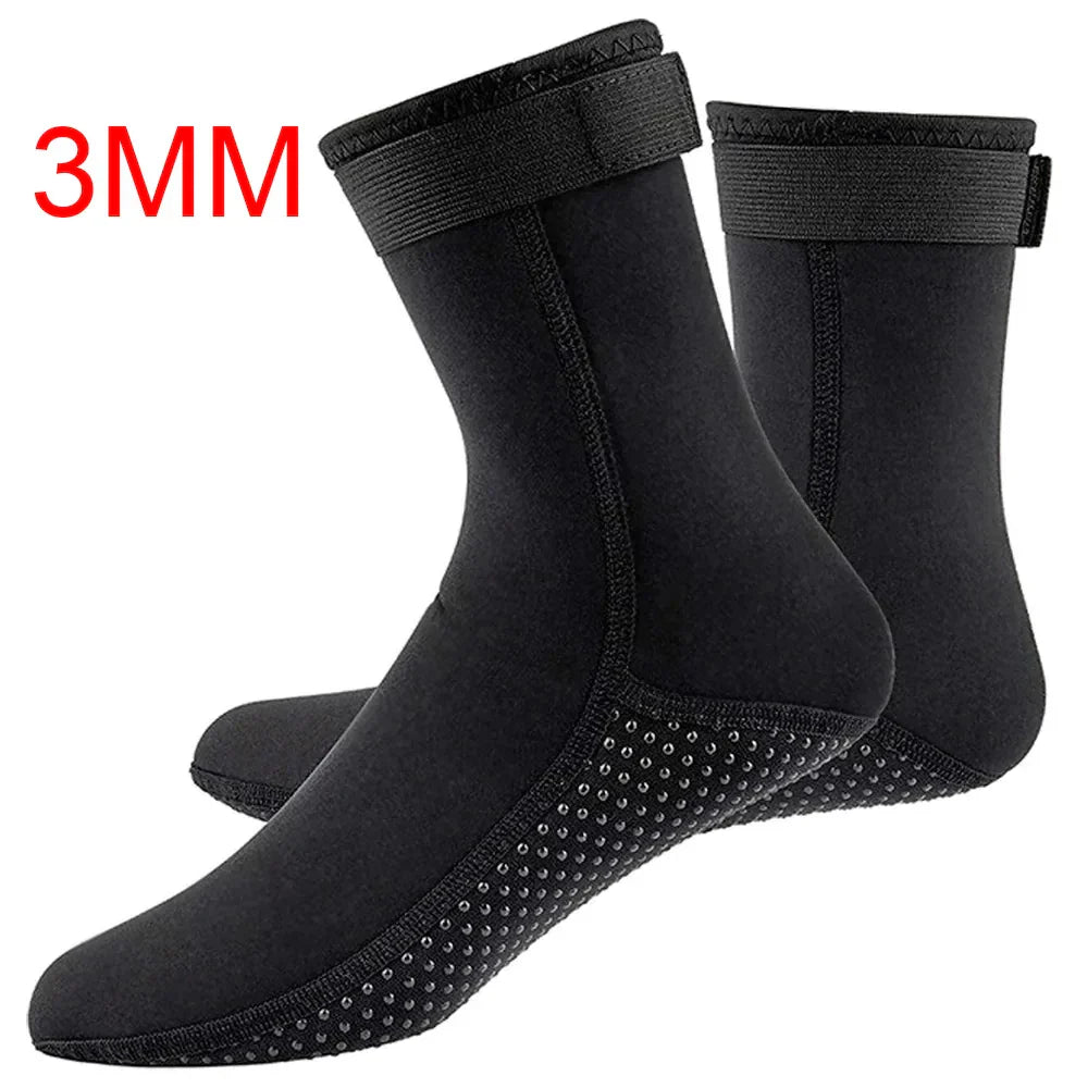 Neoprene Socks for Diving and Surfing | 0.3–0.5 cm | Warm and Non-Slip | Perfect for Snorkeling, Swimming, and Water Sports