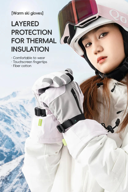 Weatherproof Touchscreen Ski Gloves for Adventurers