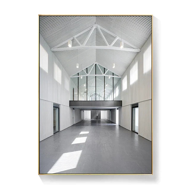 Fine Art Canvas Prints of Architectural Interiors for Modern Home Decor