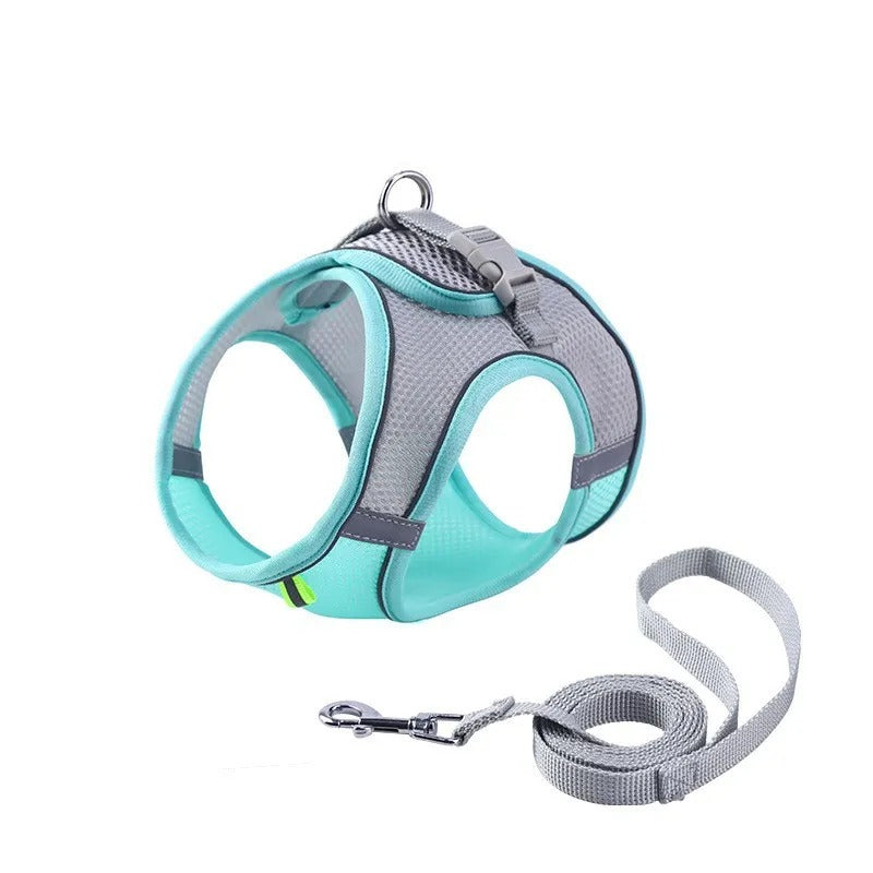 Adjustable Reflective Cat Harness with Leash for Adventurous Pets