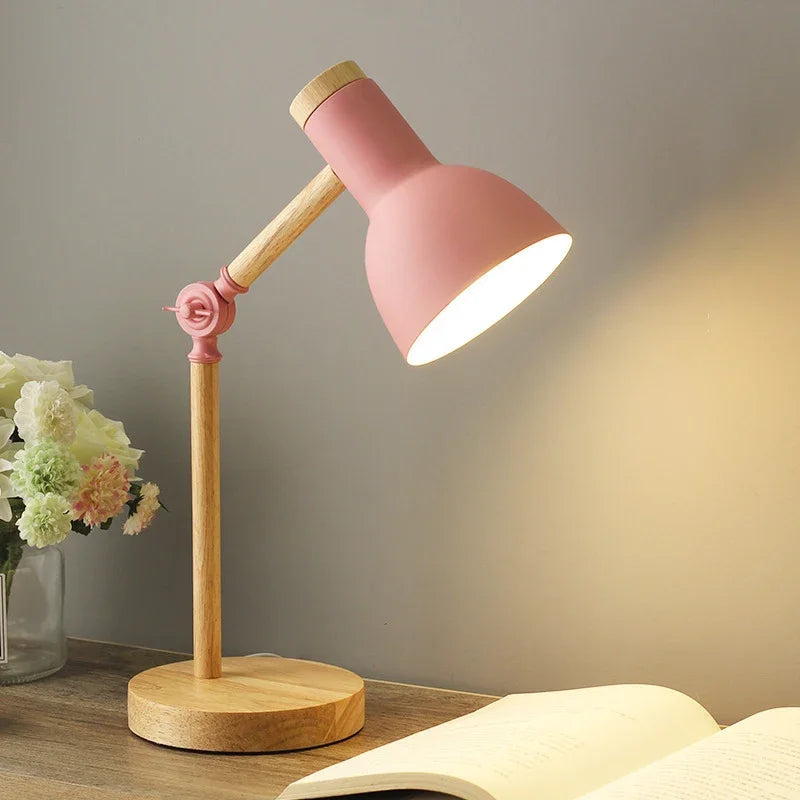 Nordic Style Table Lamp with Adjustable Height