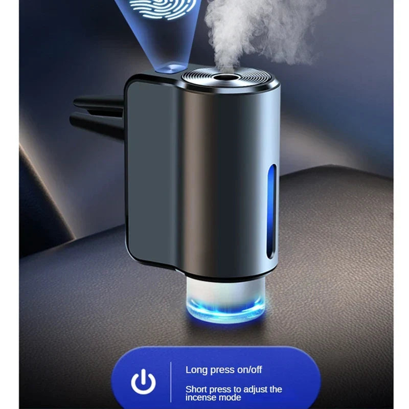 Sleek Car Aromatherapy Diffuser – Smart Fragrance Control