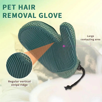 Pet Care Glove & Grooming Tool for Effortless Fur Removal