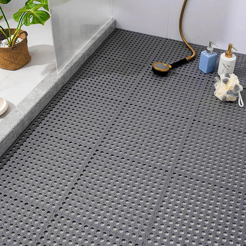 Non-Slip Waterproof Rubber Shower Mat – GripDrop Bath Mat
