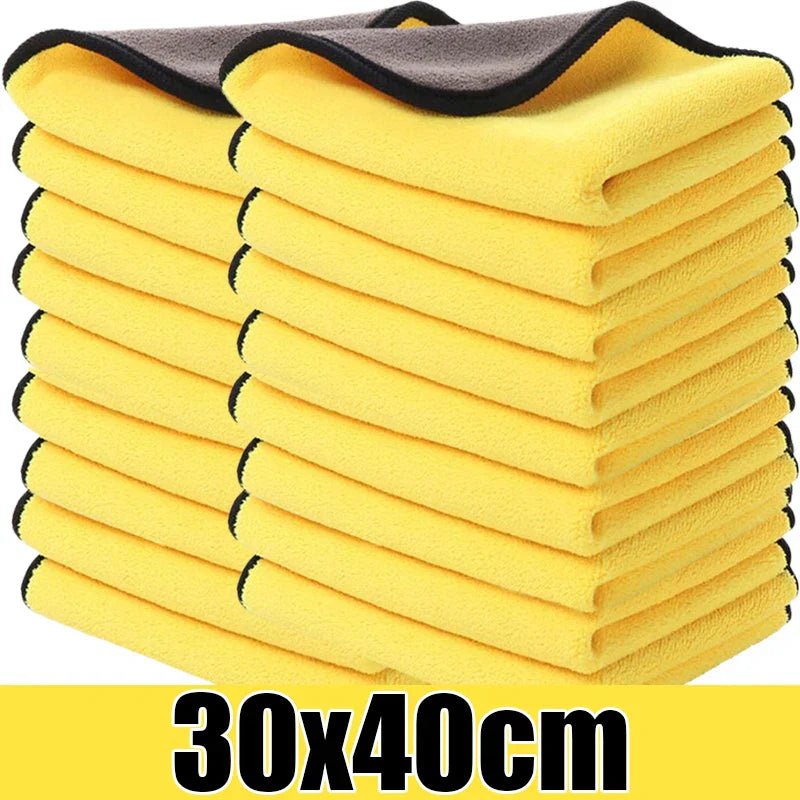 Microfiber Cleaning Cloth - Reversible, Absorbent & Quick-Drying - Suitable for All Surfaces