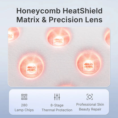 Wireless LED Light Therapy Mask for Skin Radiance, Acne, and Wrinkles