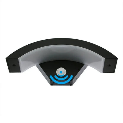 18W Waterproof LED Wall Light for Outdoor Use with Motion Detection