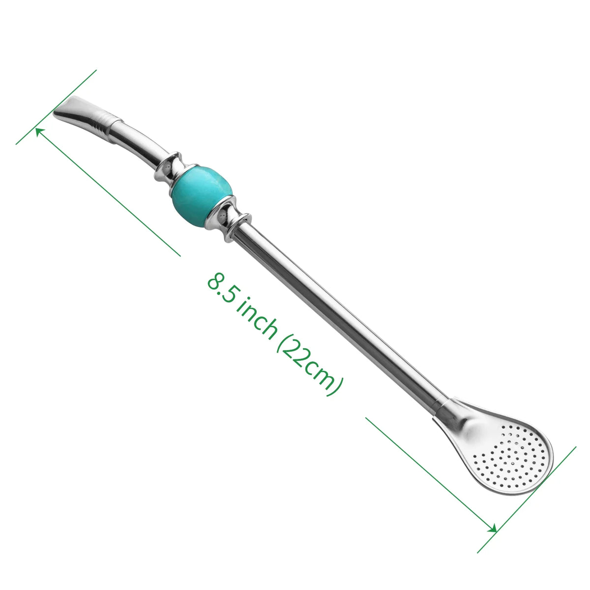 Reusable Yerba Mate Straws Set with Stainless Steel Bombilla and Brushes