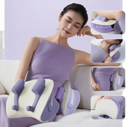Rechargeable Neck and Shoulder Massager with Heat – 6D Kneading Heads, 2 Levels