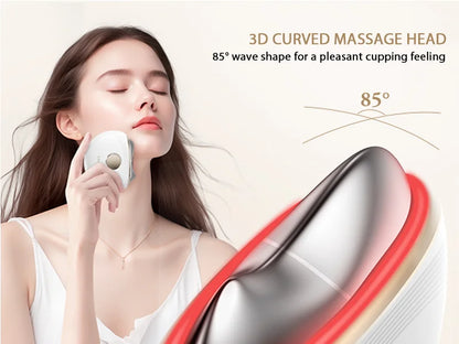 Gua Sha Facial Massager with EMS and Temperature Control – USB-C, LED Colors