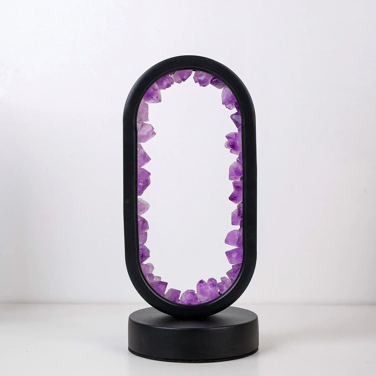 Elegant Natural Crystal Light – Amethyst Taalita Design
