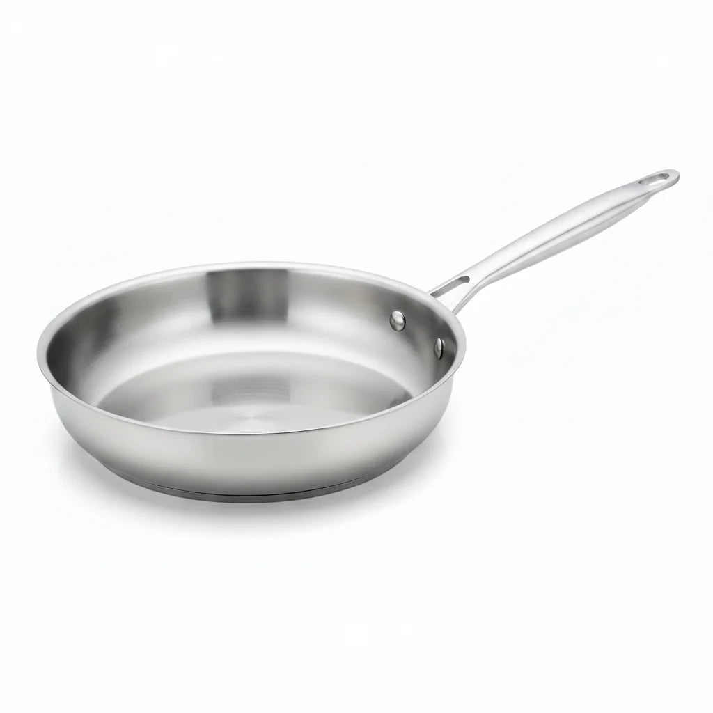 Stainless Steel Cooking Pan for Versatile and Bold Meal Preparation
